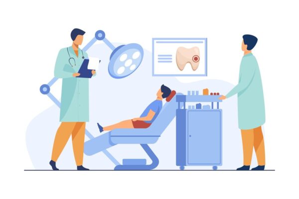 dentist-examining-boy-dental-chair-doctor-tooth-visit-flat-vector-illustration-stomatology-dentistry_74855-13053